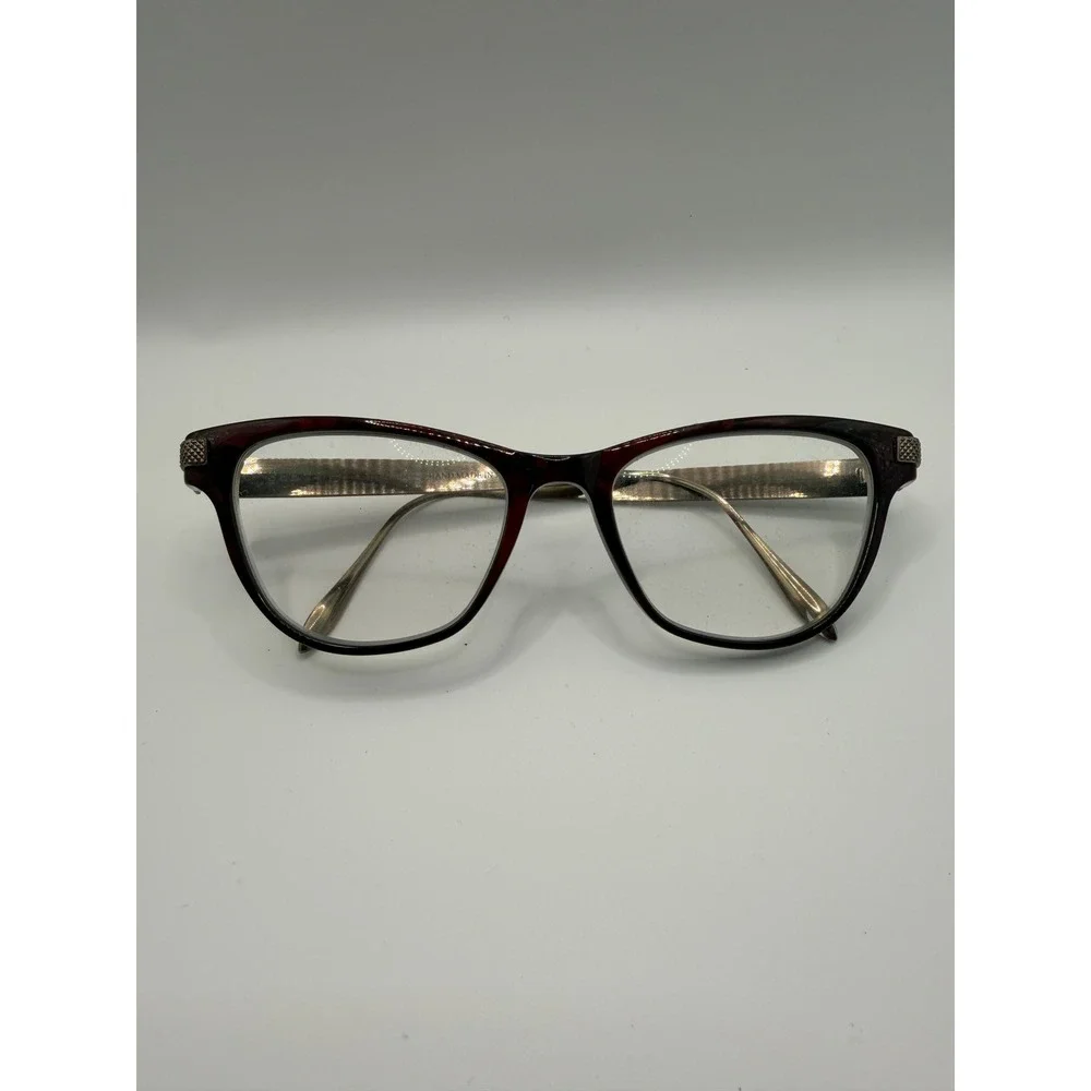 SEE Eyewear 4718 Tortoise Titanium Cat Eye Eyeglasses Frames Hand Made in Japan